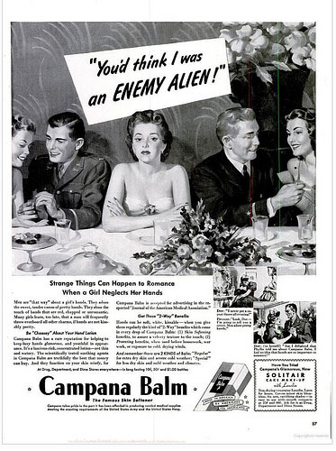 Campana Balm Ad 1943