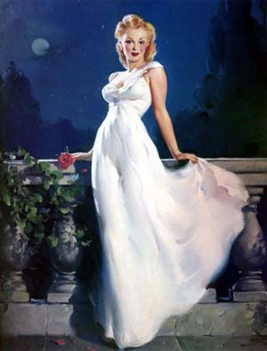 Dream Girl by Gil Elvgren 1945